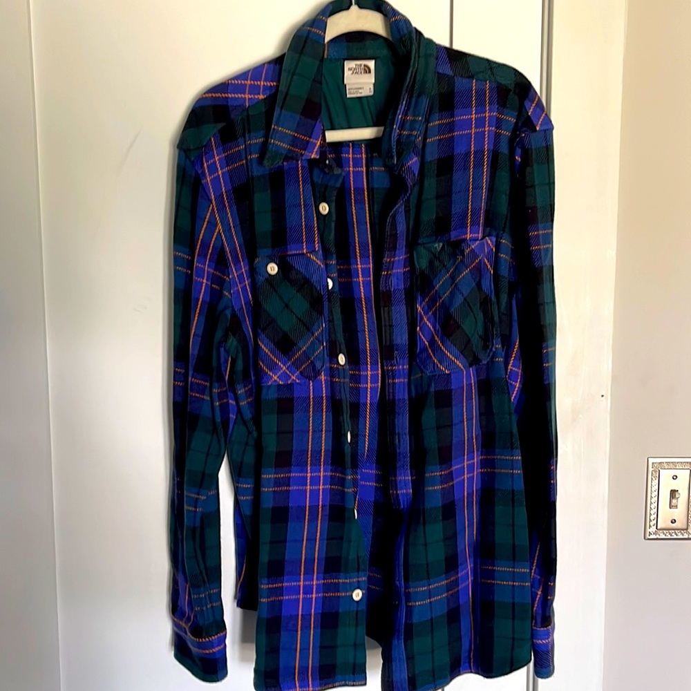Plaid North Face Shirt Jacket